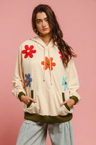 BiBi Patched Hoodie Top