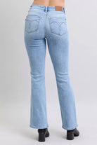 Judy Blue Mid Rise Thermal Bootcut Jeans