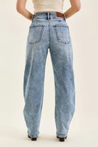Judy Blue High Waist Marlow Arc Leg Jeans with Double Waistband