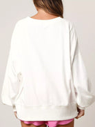 Preorder Sequin Boots Color Block Sweatshirt