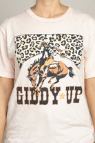 Lotus Fashion Collection Giddy Up Graphic Top Lotus Fashion Collection