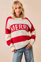 BiBi Christmas Merry Lettering Sweater