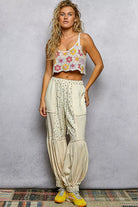 POL Handmade Granny Pattern Crochet Cami with Scalloped Strap