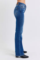 Judy Blue Mid-Rise Bootcut Jeans with Thermal Lining Jeans