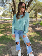 PREORDER: Best Selling Elliott Exposed Seam Sweatshirt in Five Colors Womens