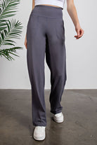 Rae Mode Butter Straight Leg Pants Titanium