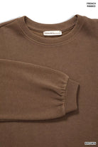 Zenana Brown French Rib Pullover and Pants Set