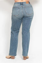 Judy Blue High Waist Distressed Dad Jeans