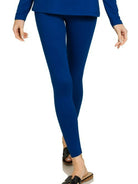 Zenana Light Navy Microfiber Round Neck Top and Leggings Set