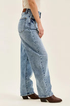Judy Blue High Waist Marlow Arc Leg Jeans with Double Waistband