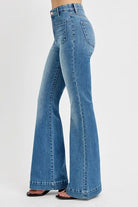 RISEN Front Patch Pocket Flare Jeans