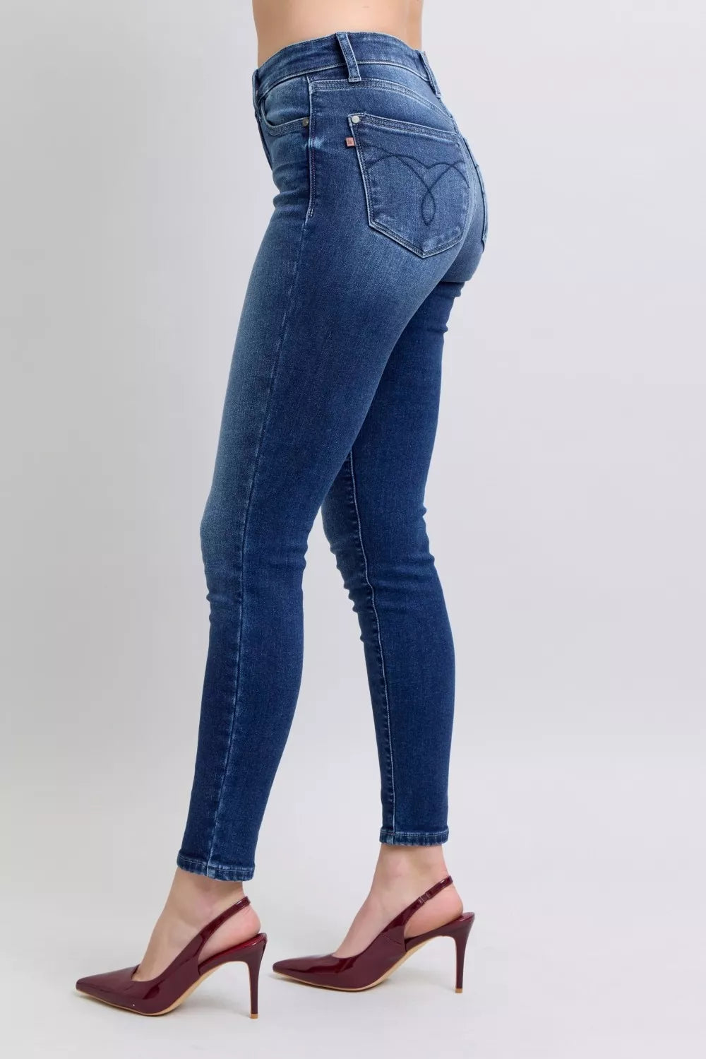Judy Blue Washed Thermal Skinny Jeans