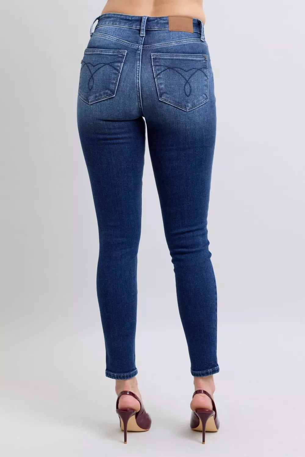 Judy Blue Washed Thermal Skinny Jeans