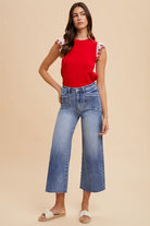 Annie Wear High Rise Wide Leg Jeans