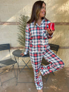 Holiday Plaid Pajama Set Ave Shops