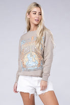 Lotus FashionNashville Sweatshirt Light Mocha Lotus Fashion Collection