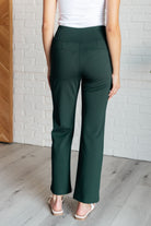 Dear Scarlett Magic Straight Pants in Hunter Green Ave Shops