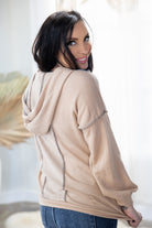 Lovely Melody Digital Vibing Taupe Hoodie Farewell Winter