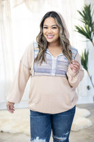 Lovely Melody Digital Vibing Taupe Hoodie Farewell Winter