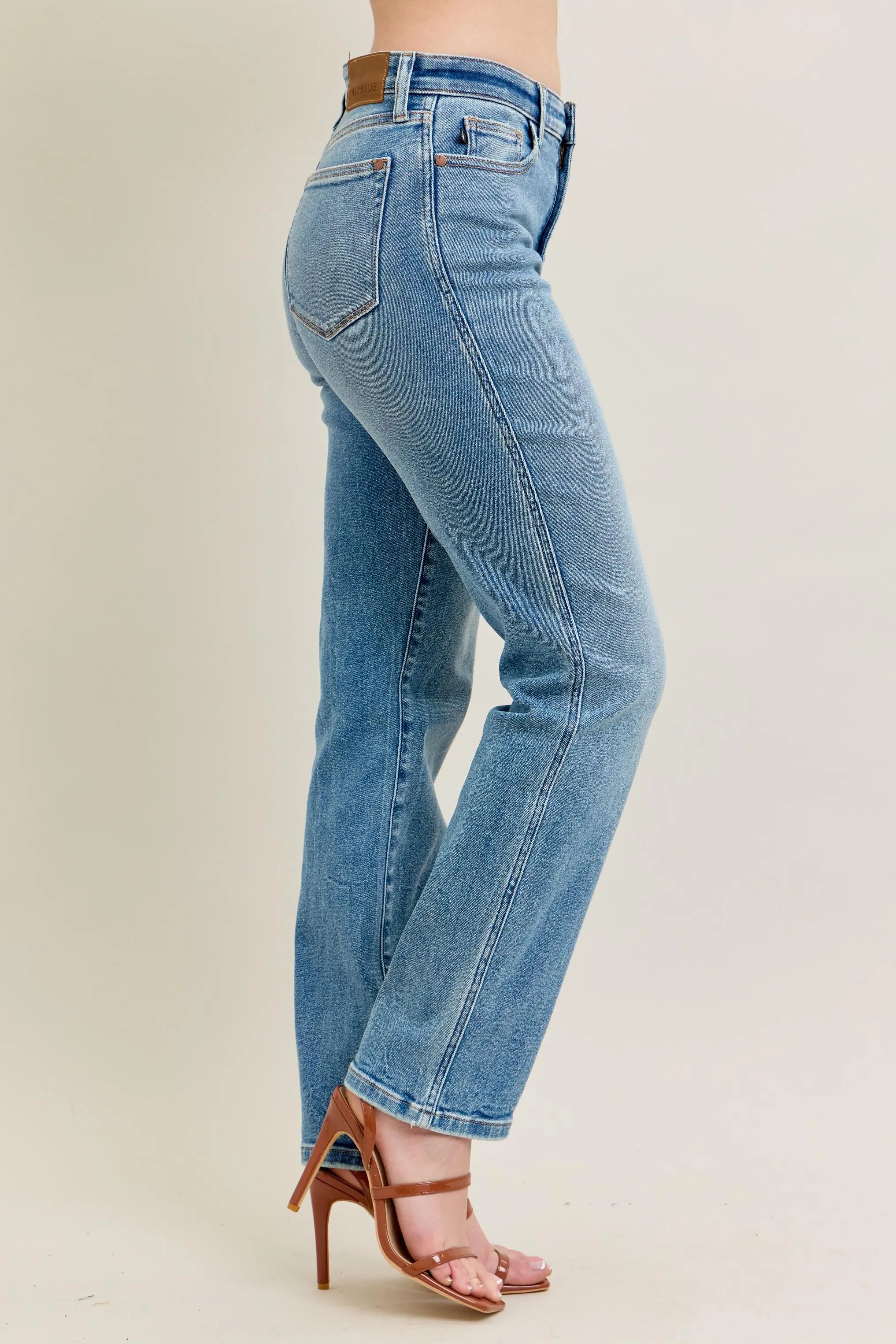 Judy Blue High Waisted Vintage Straight Jeans