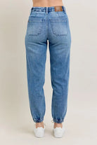 Judy Blue Medium Washed High Waist Denim Jogger