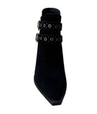 Naughty Monkey Elsa Leather Ankle Boot in Black Shoes