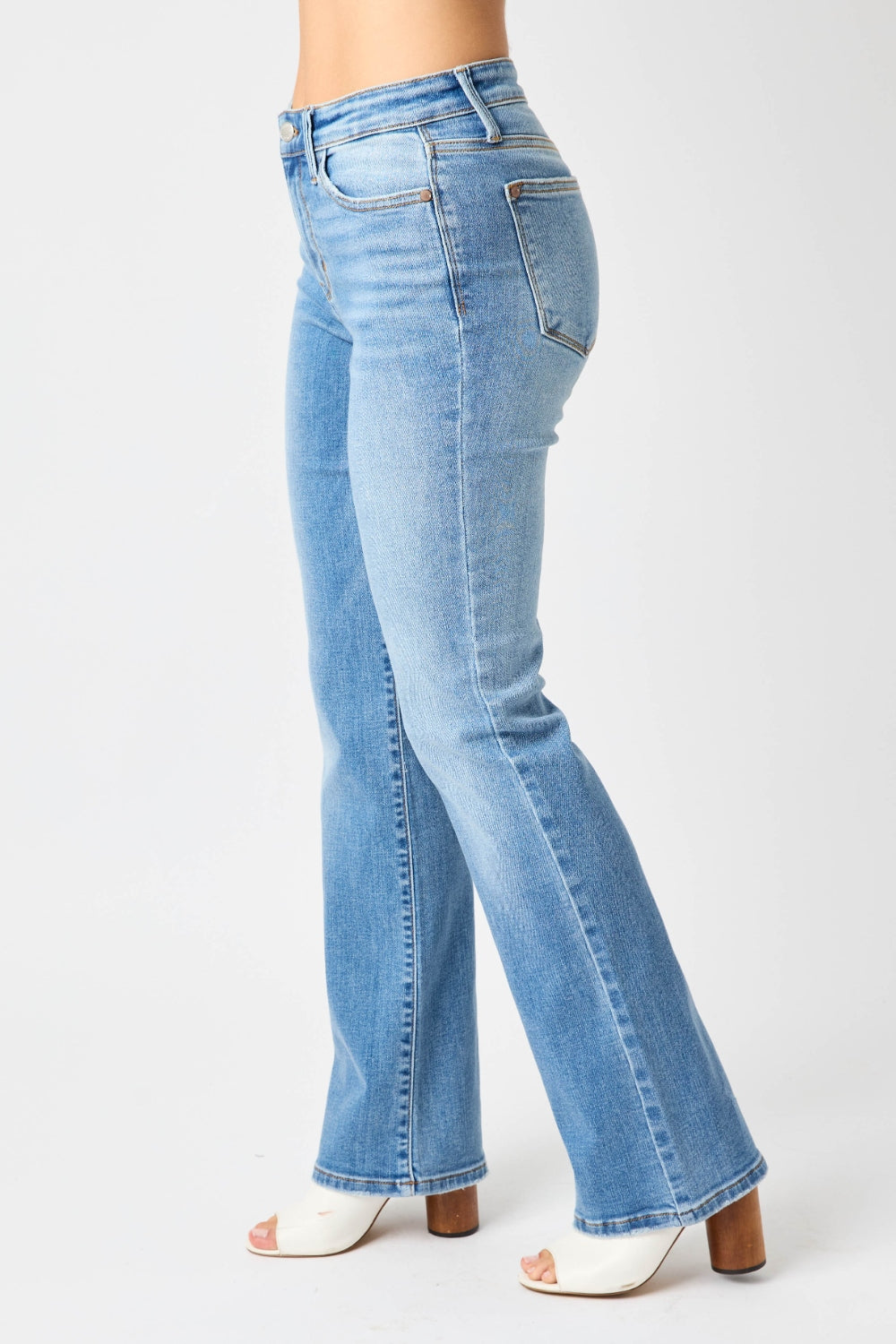 Judy Blue High Waist Straight Jeans Trendsi