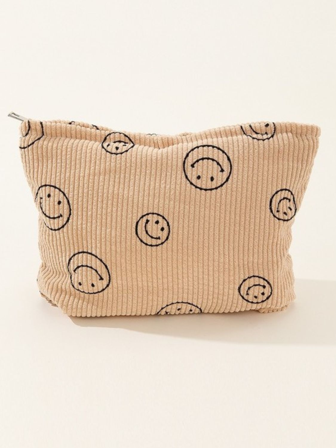 Zenana - 6 Colors- Corduroy Smile Clutch Bag Tan One Size