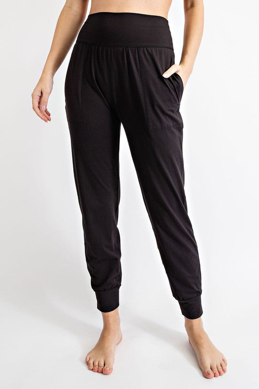 Rae Mode Butter Soft Joggers With Pockets Black Rae Mode
