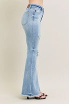 Judy Blue High Waisted Flare Jeans W/ Shield Pockets