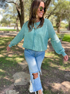 PREORDER: Best Selling Elliott Exposed Seam Sweatshirt in Five Colors Womens
