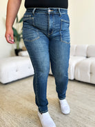 Judy Blue High Waist Skinny Jeans Dark Trendsi