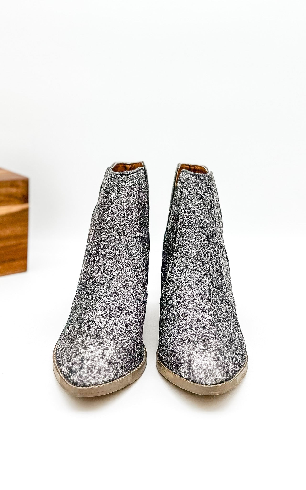 Not Rated Fiera Booties in Pewter Ave Shops