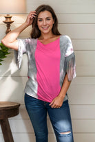 Celeste Fringed Perfection - Short Sleeve