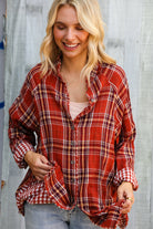 First Love So Country Cute Autumn Flannel Top