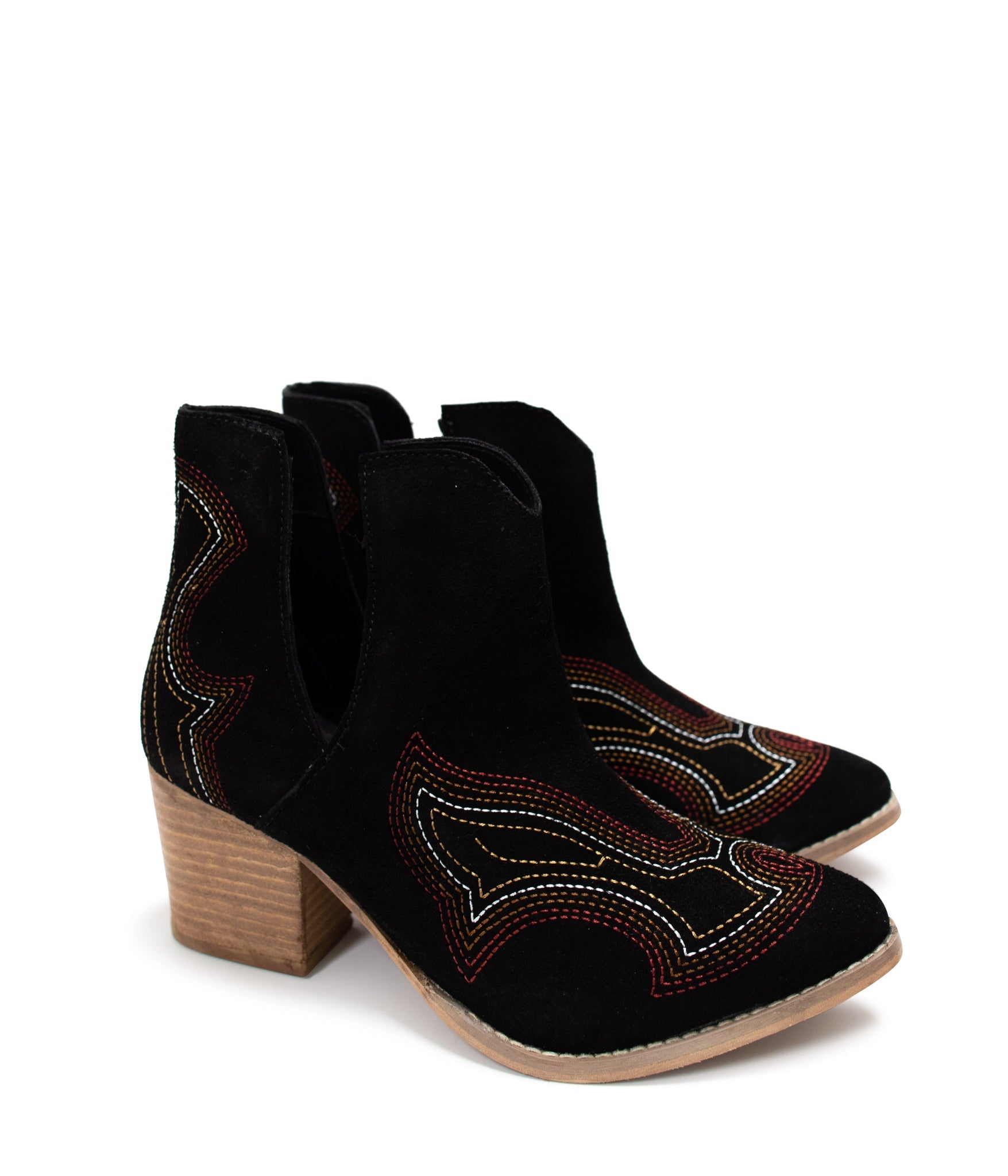 Naughty Monkey Journee Ankle Boots in Black Ave Shops