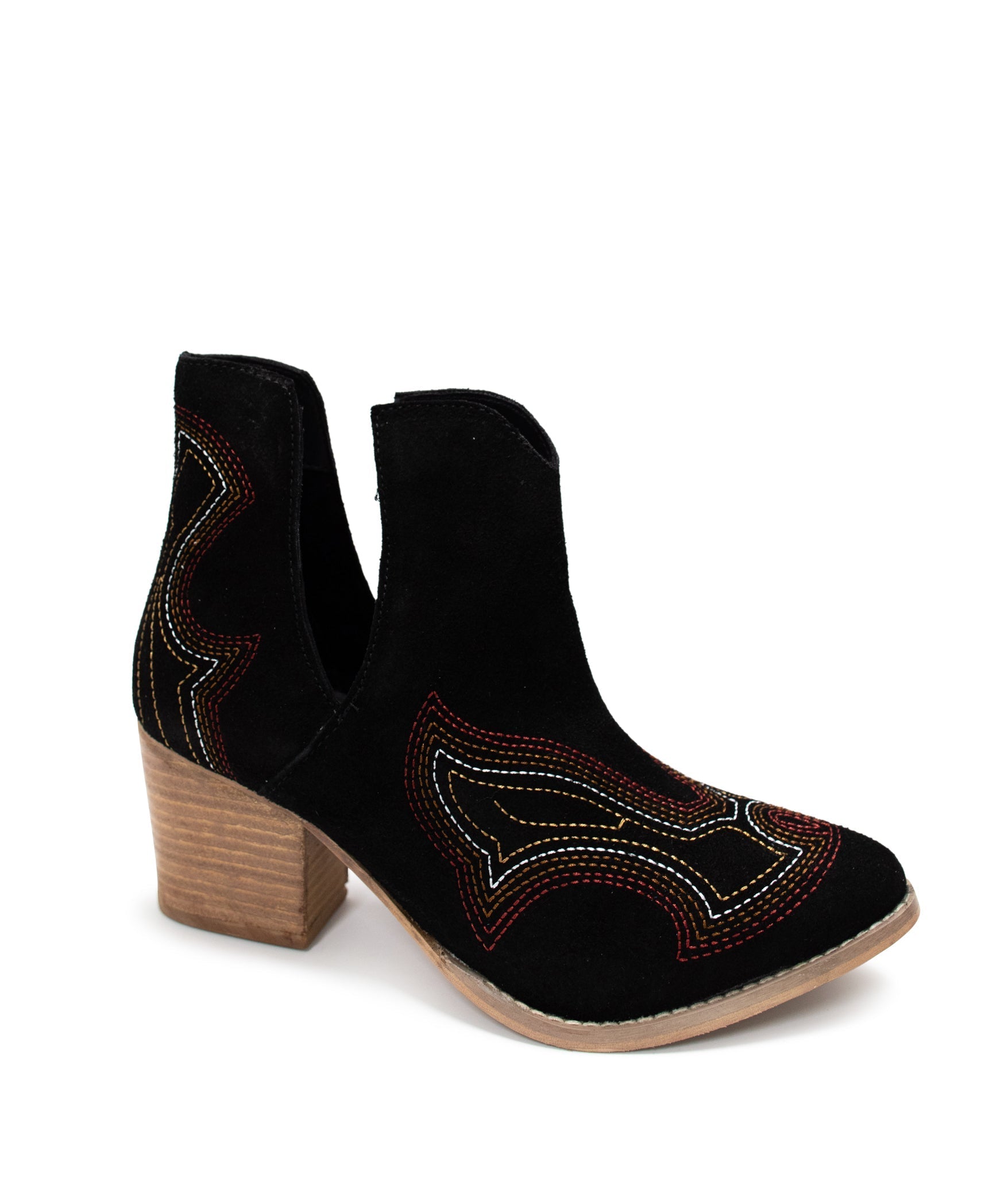 Naughty Monkey Journee Ankle Boots in Black Ave Shops