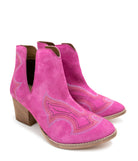 Naughty Monkey Journee Ankle Boots in Magenta Ave Shops