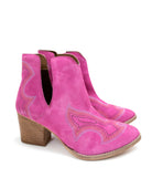 Naughty Monkey Journee Ankle Boots in Magenta Ave Shops