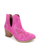 Naughty Monkey Journee Ankle Boots in Magenta Ave Shops