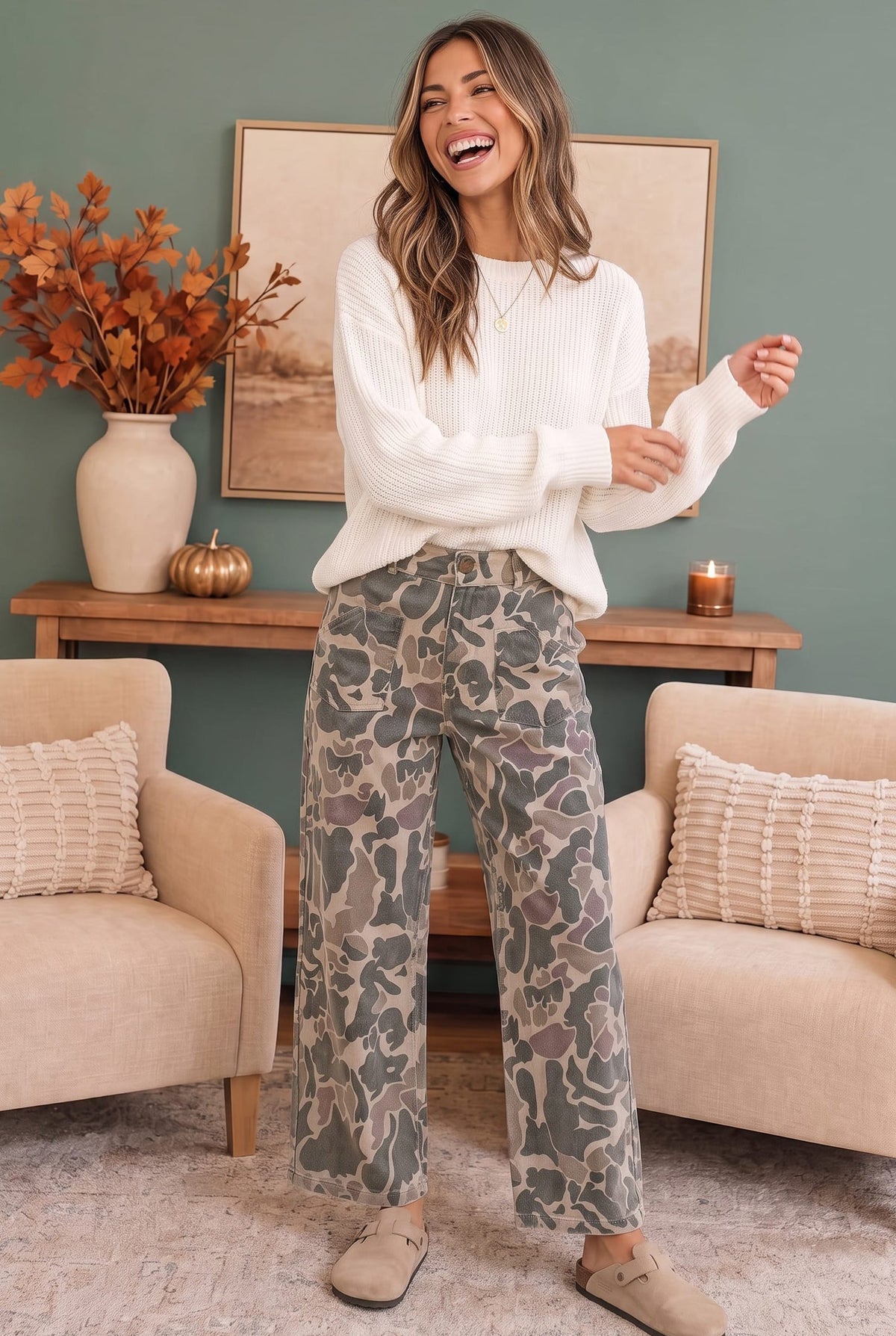 Kori Blending In Camo Cargo Pants