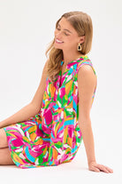 Dear Scarlett Lizzy Tank Dress in Multi Womens