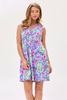 Dear Scarlett Lizzy Tank Dress in Lavender Womens