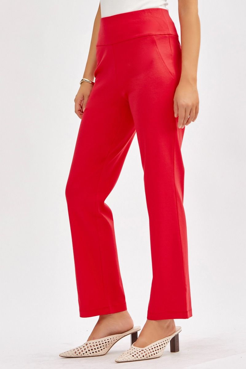 Dear Scarlett Magic Straight Pants Dragon Fruit Womens