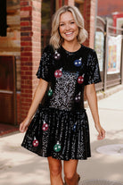 Tinsel & Twirl Sequin Dress