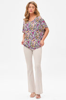 Dear Scarlett Paisley Sadie Top Womens