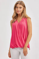 Dear Scarlett Charming Tank Top- 8 colors! Pop Pink Womens