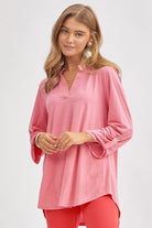 Dear Scarlett Lizzy Top- 7 colors! Pink Womens