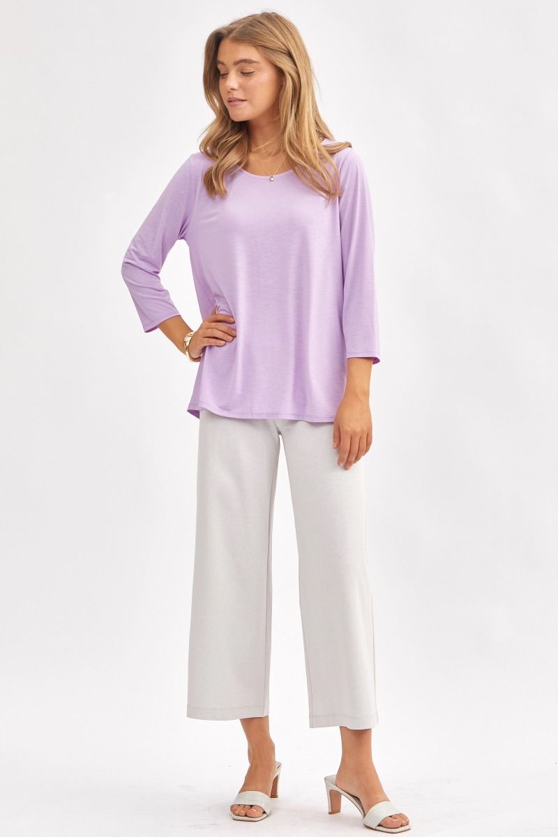 Dear Scarlett Signature Classic Round Neck Top- 6 colors Womens