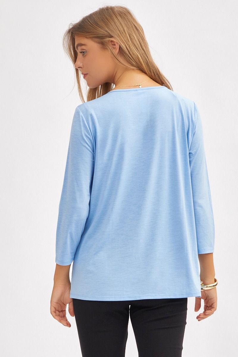 Dear Scarlett Signature Classic V-Neck Top Womens